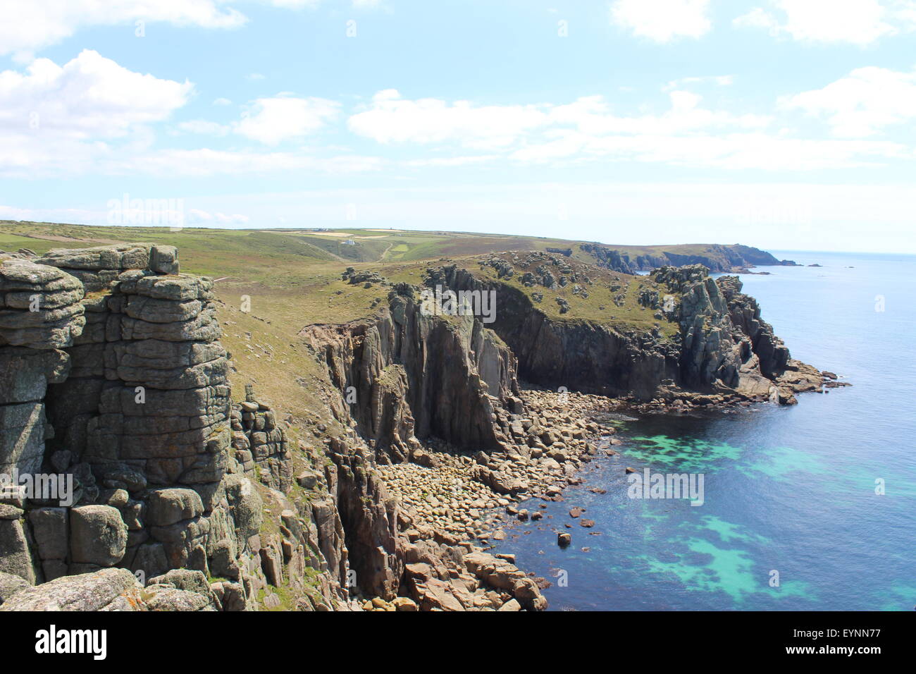 Lands End, Cornwall Foto Stock