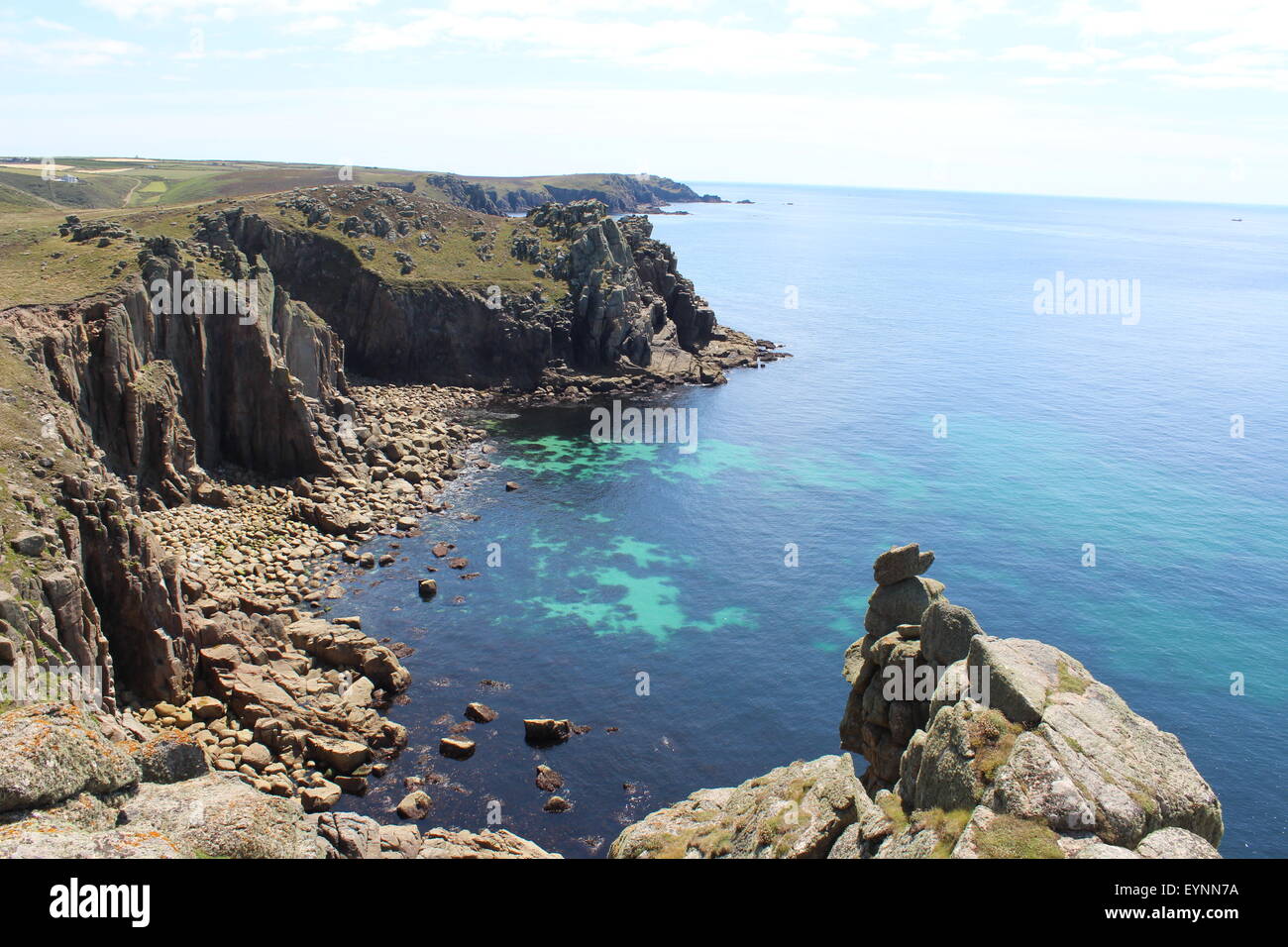 Lands End, Cornwall Foto Stock