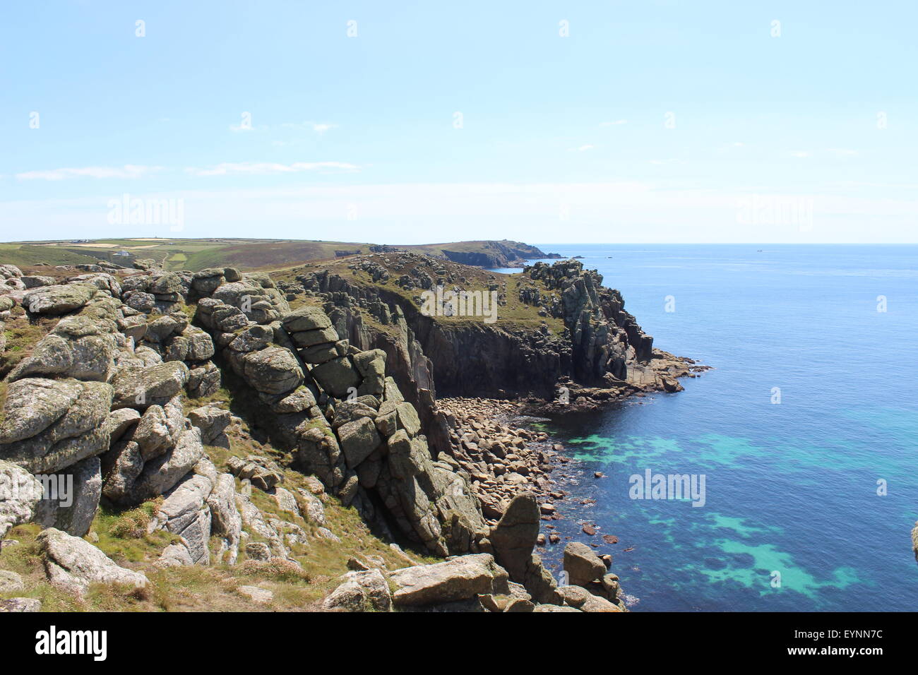 Lands End, Cornwall Foto Stock