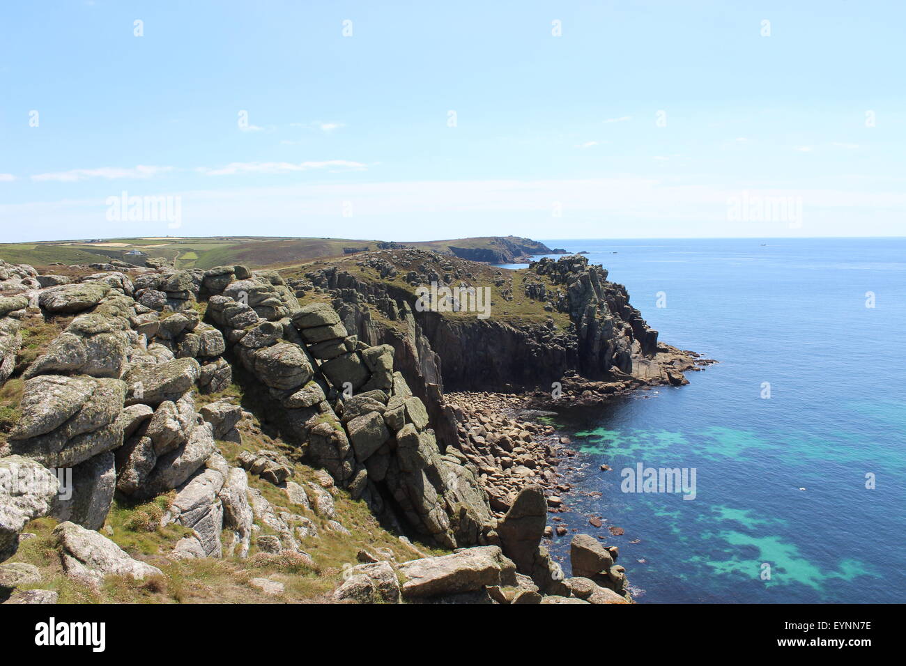 Lands End, Cornwall Foto Stock