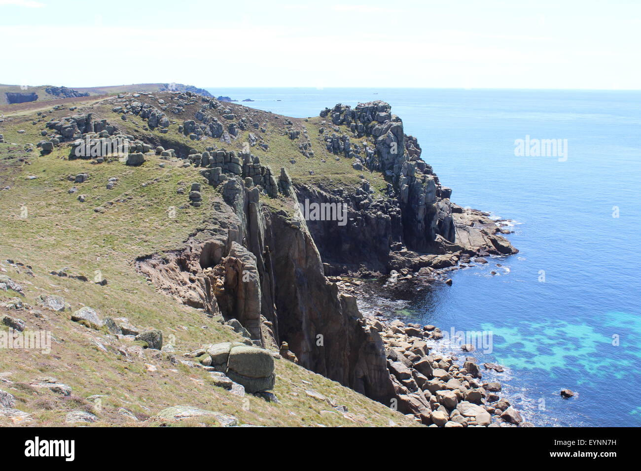 Lands End, Cornwall Foto Stock