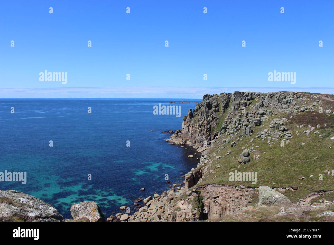 Lands End, Cornwall Foto Stock