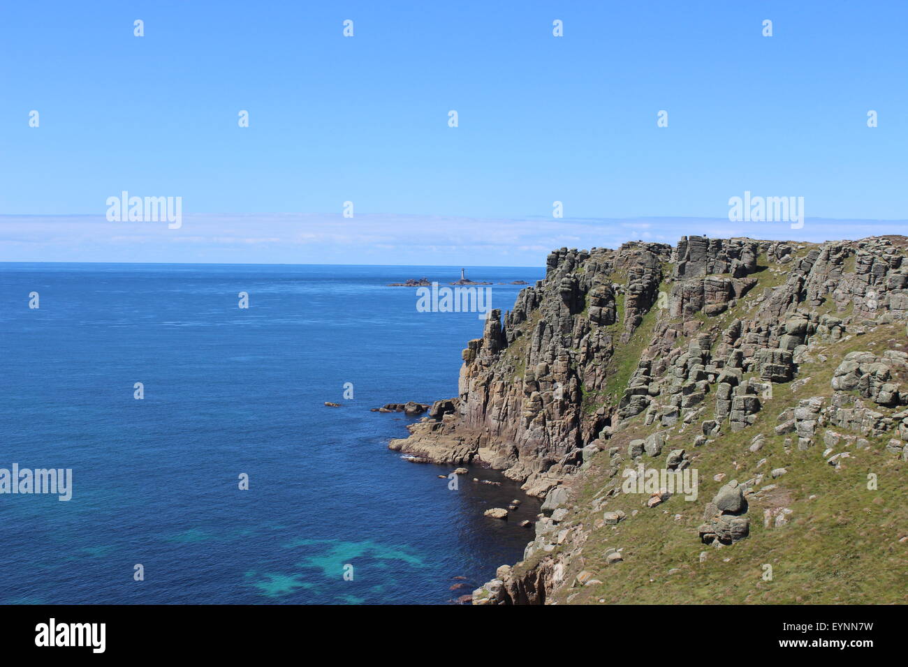 Lands End, Cornwall Foto Stock