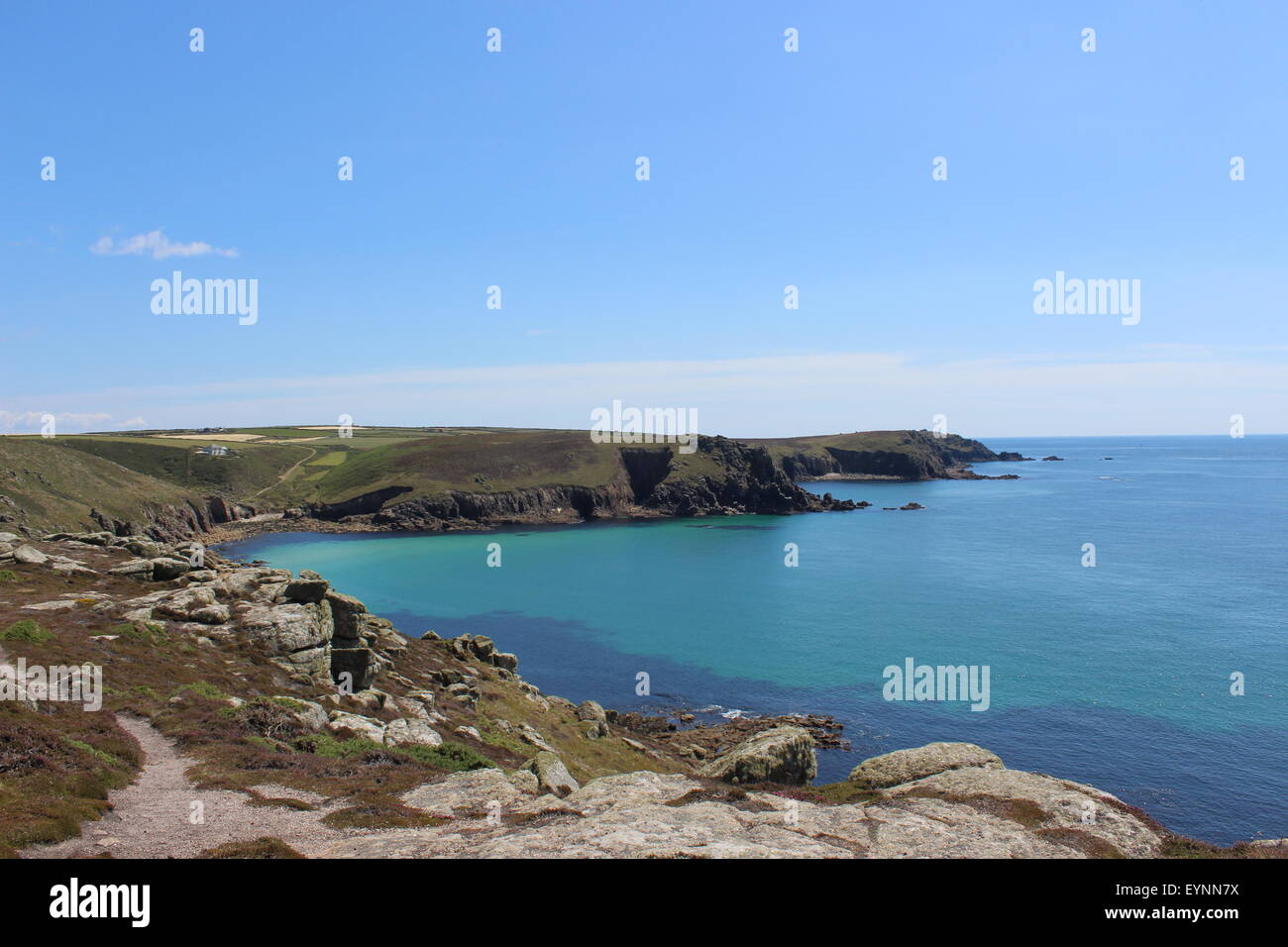 Lands End, Cornwall Foto Stock