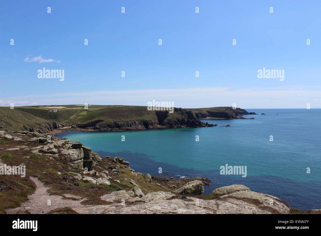 Lands End, Cornwall Foto Stock