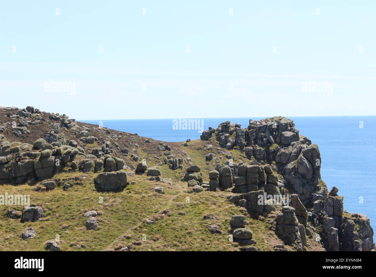 Lands End, Cornwall Foto Stock