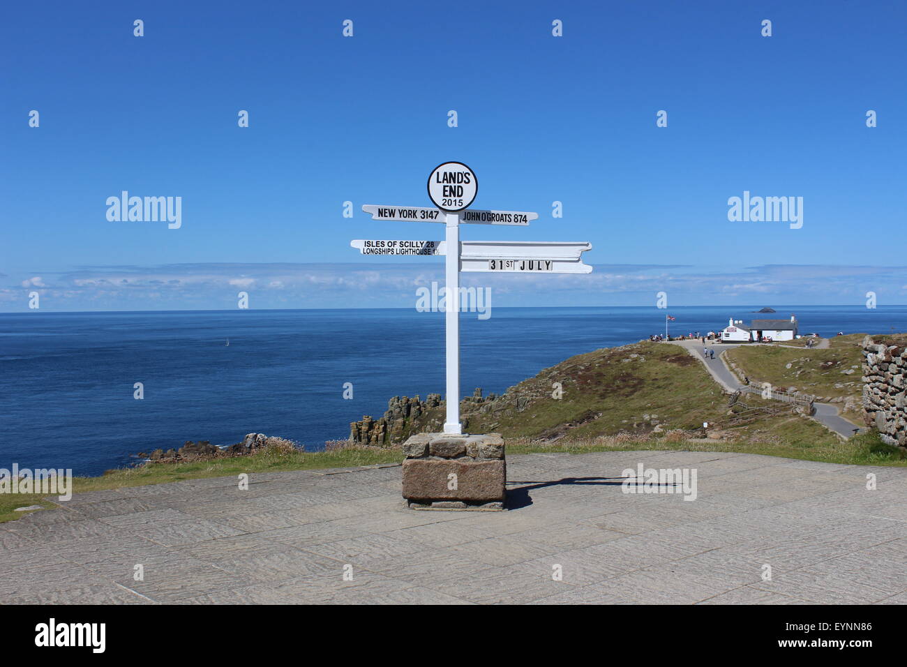 Lands End, Cornwall Foto Stock