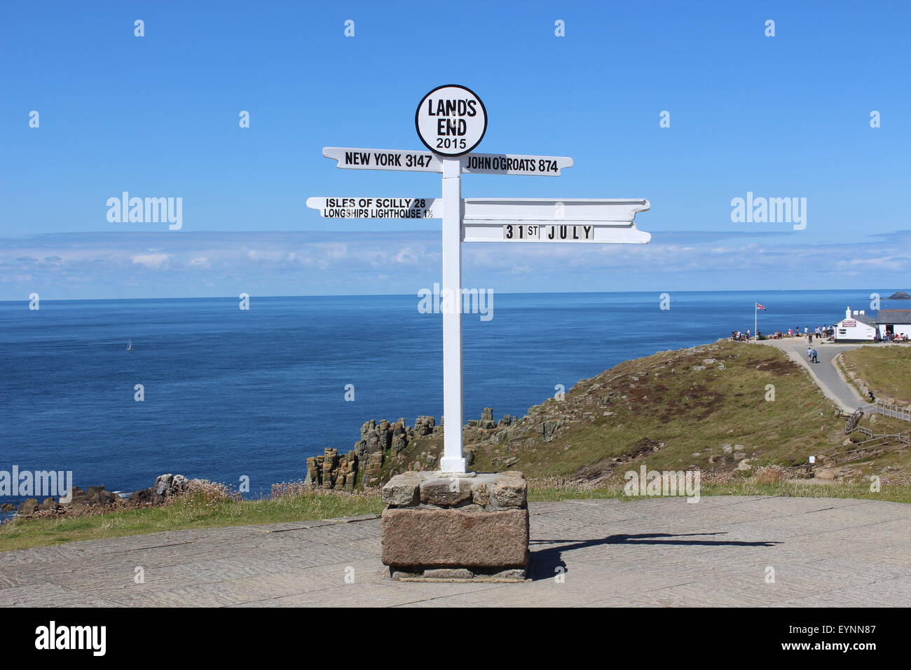 Lands End, Cornwall Foto Stock