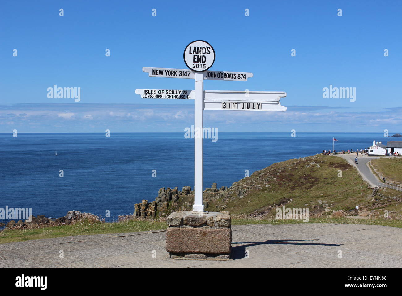 Lands End, Cornwall Foto Stock