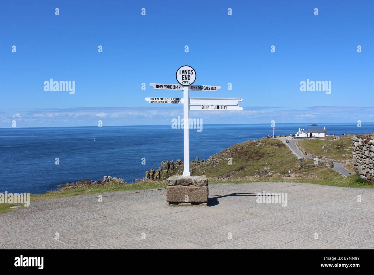 Lands End, Cornwall Foto Stock
