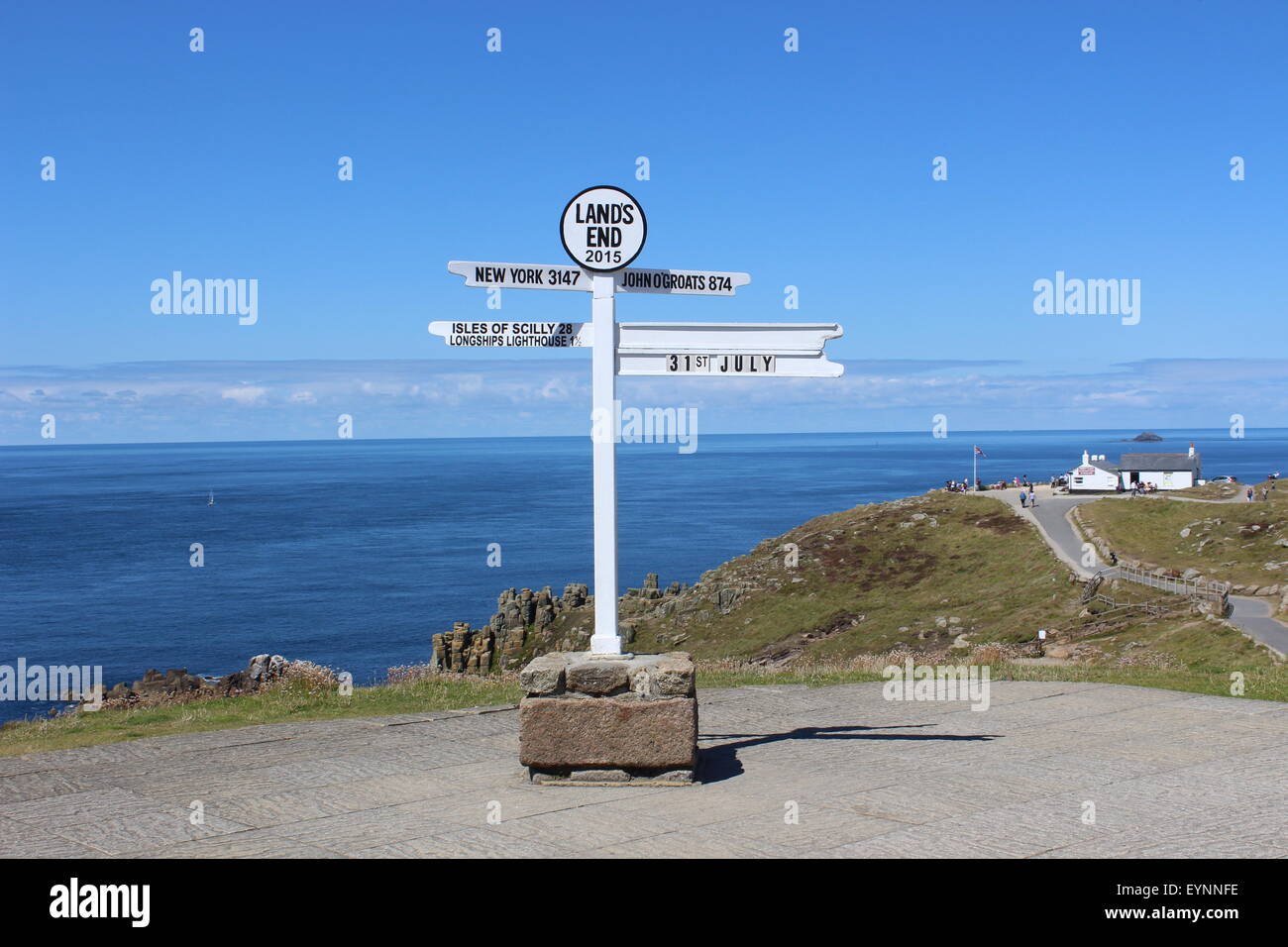 Lands End, Cornwall Foto Stock