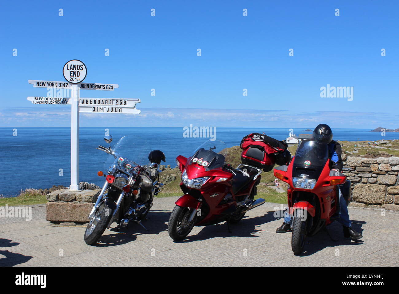 Lands End, Cornwall Foto Stock