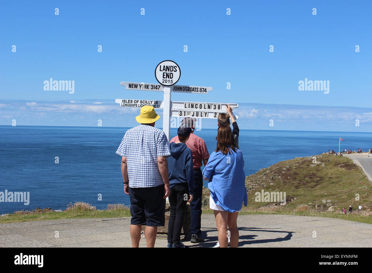 Lands End, Cornwall Foto Stock