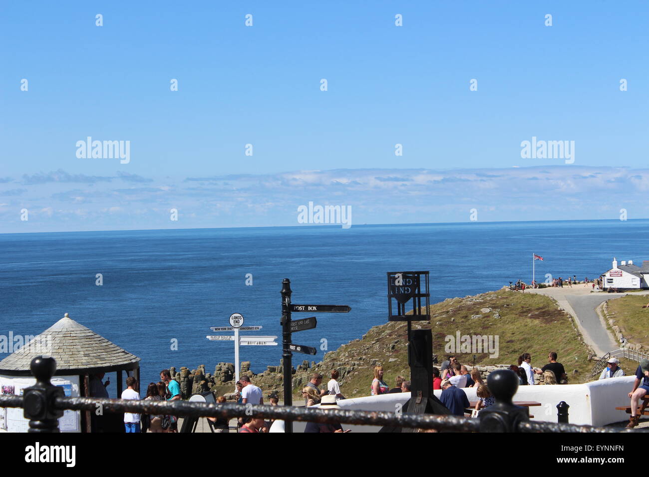 Lands End, Cornwall Foto Stock