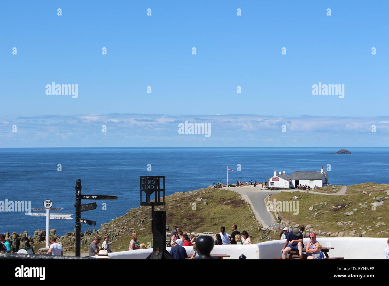 Lands End, Cornwall Foto Stock