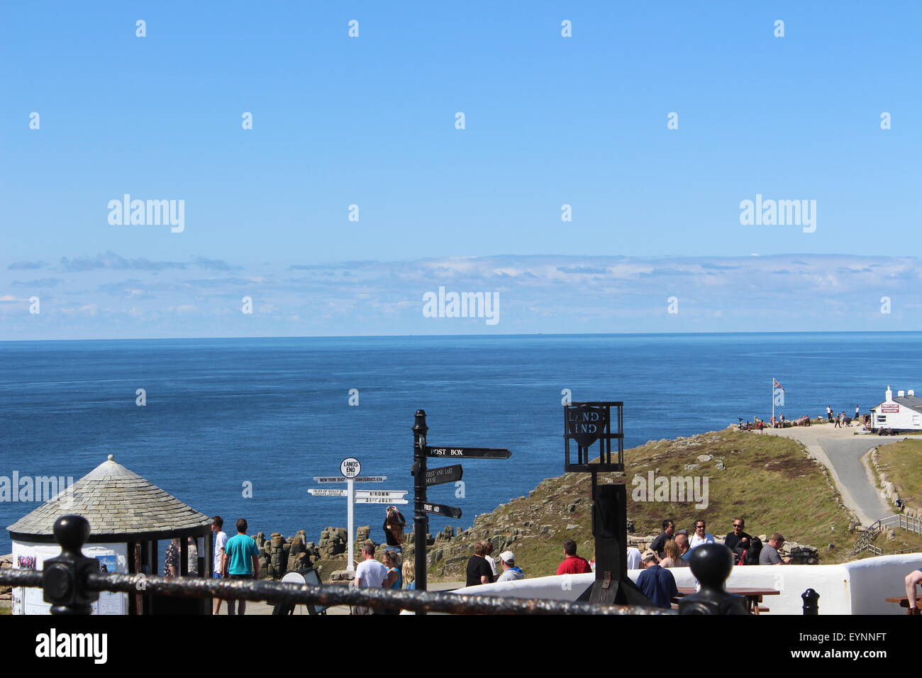 Lands End, Cornwall Foto Stock