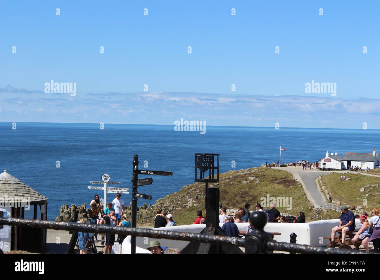 Lands End, Cornwall Foto Stock