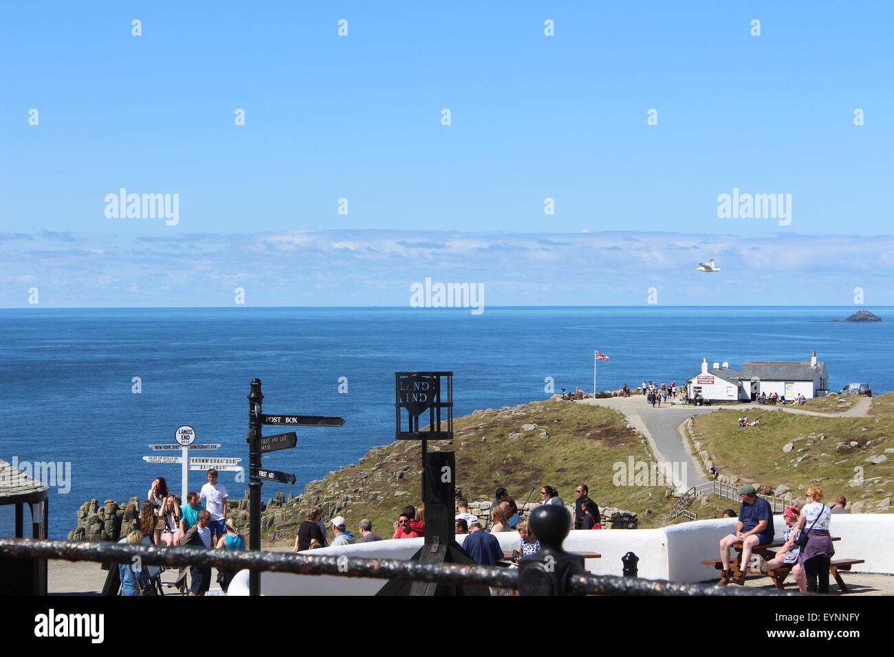 Lands End, Cornwall Foto Stock
