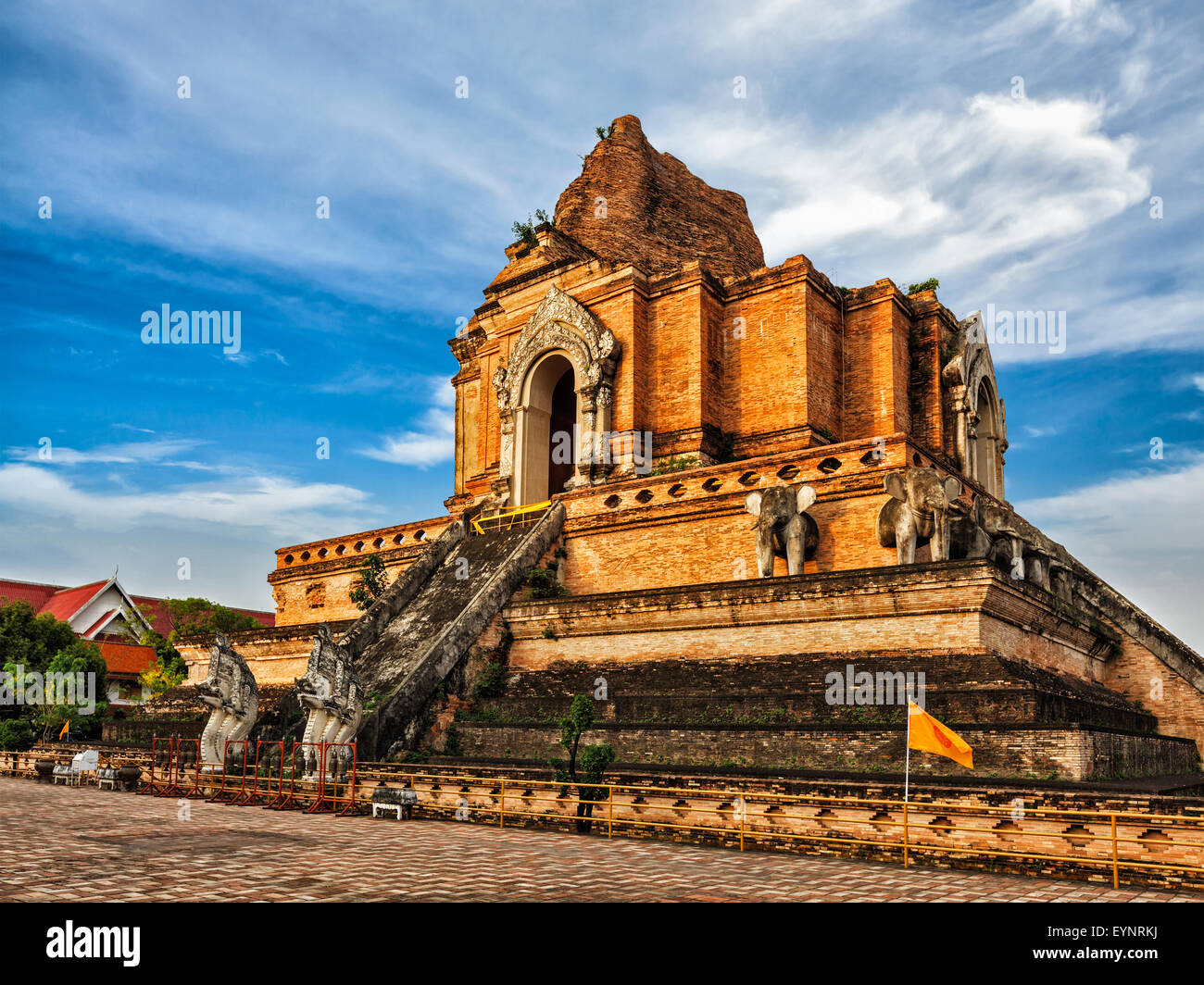 Wat Chedi Luang. Chiang Mai, Thailandia Foto Stock