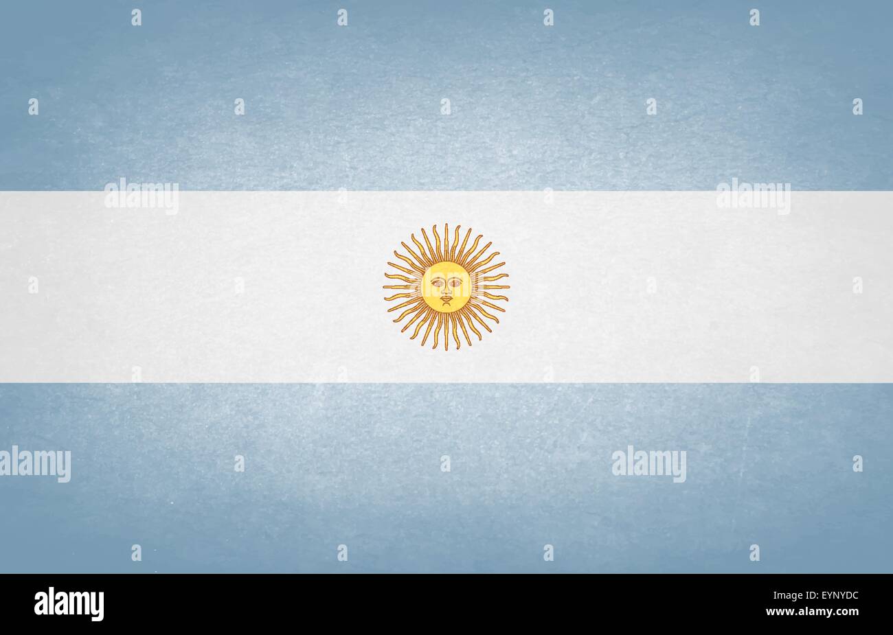 Grunge bianco e blu della bandiera argentina Illustrazione Vettoriale