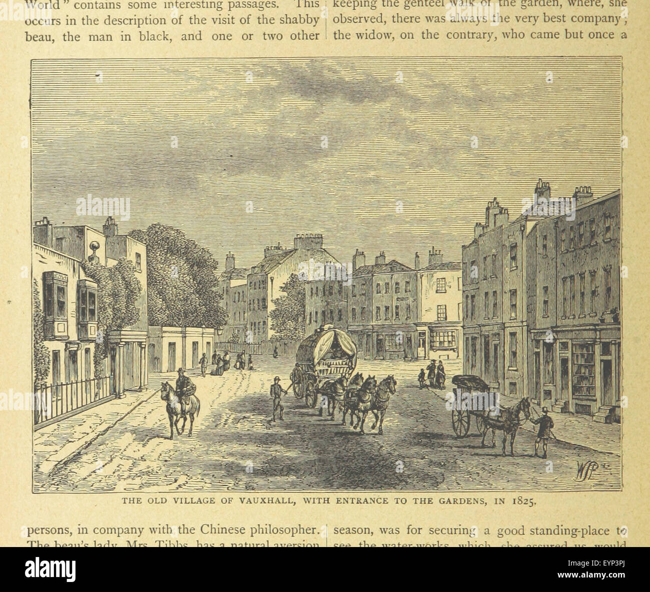 Questa immagine, tratta dalla pagina 1070 di "Old & New London", raffigura una scena del passato storico della città, mostrando i contrasti tra le sue strutture vecchie e nuove e l'evoluzione culturale. Foto Stock