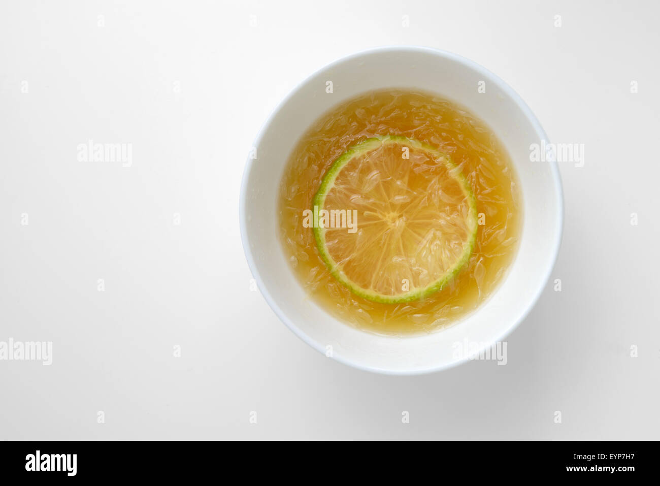 Il miele con il limone Foto Stock