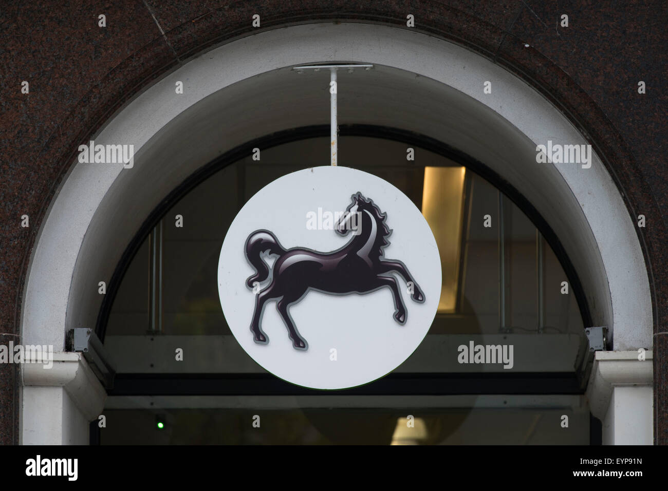 Lloyds Bank sign logo. Foto Stock