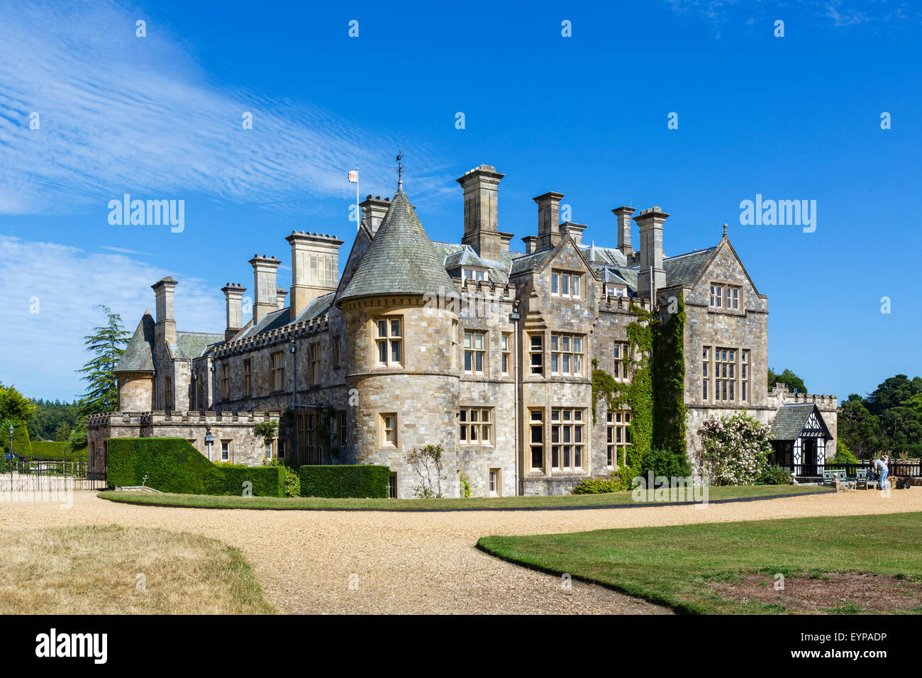 Beaulieu Palace House, casa dei Baroni Montagu, Beaulieu, Hampshire, Inghilterra, Regno Unito Foto Stock
