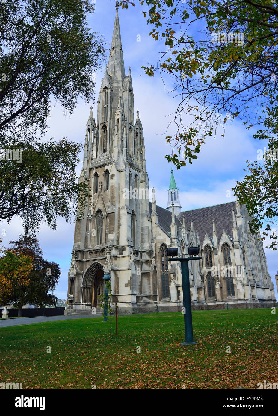 La prima chiesa presbiteriana di Otago, Moray Place, Dunedin, Nuova Zelanda Foto Stock