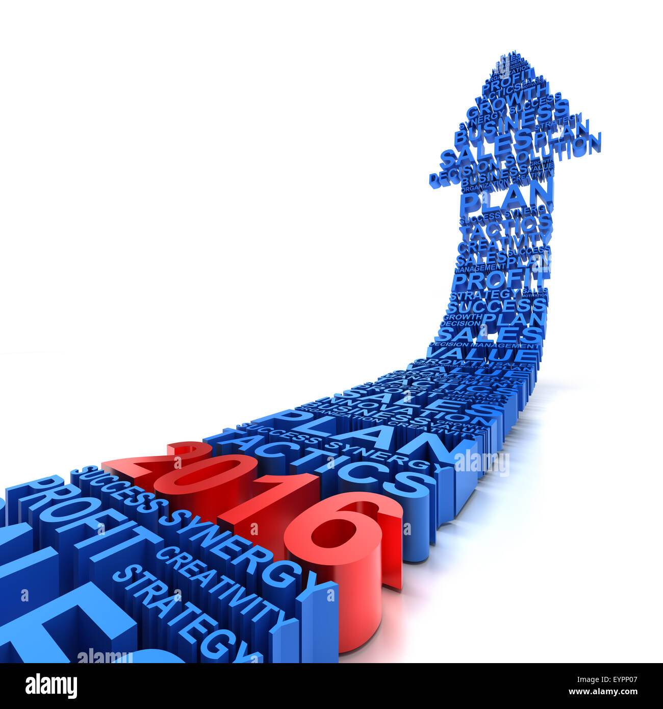 Miglioramento aziendale nell'anno 2016 Foto Stock