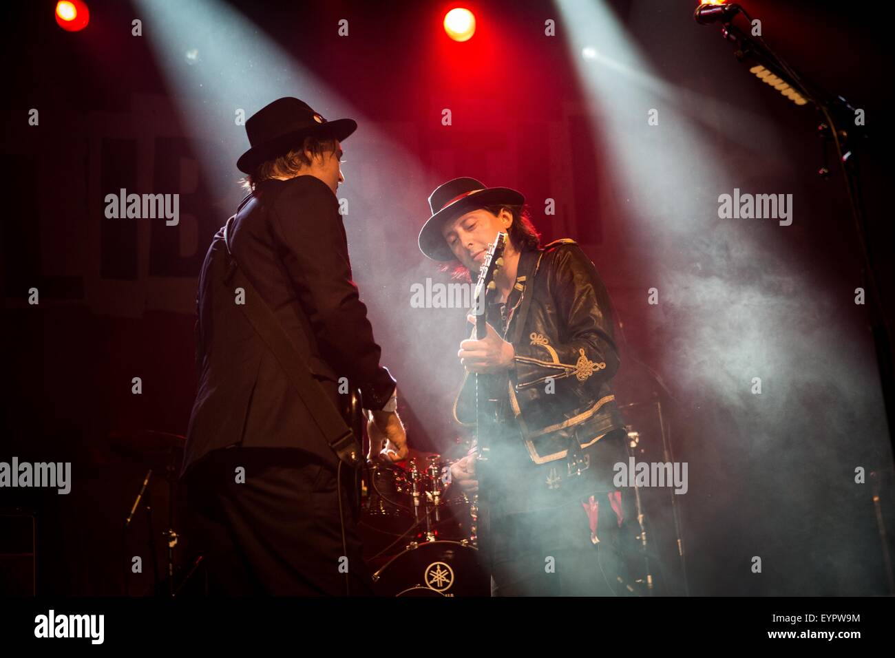 Milano, Italia. 4st Luglio, 2015. The Libertines eseguire live a Milano © Roberto Finizio/Alamy Live News Foto Stock