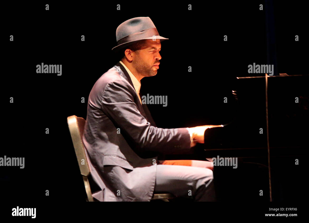 Jason Moran - Auftritt von "Jason Moran e il carrozzone' Jazzfest Berlin, 2. Novembre 2014, Berlino. Foto Stock