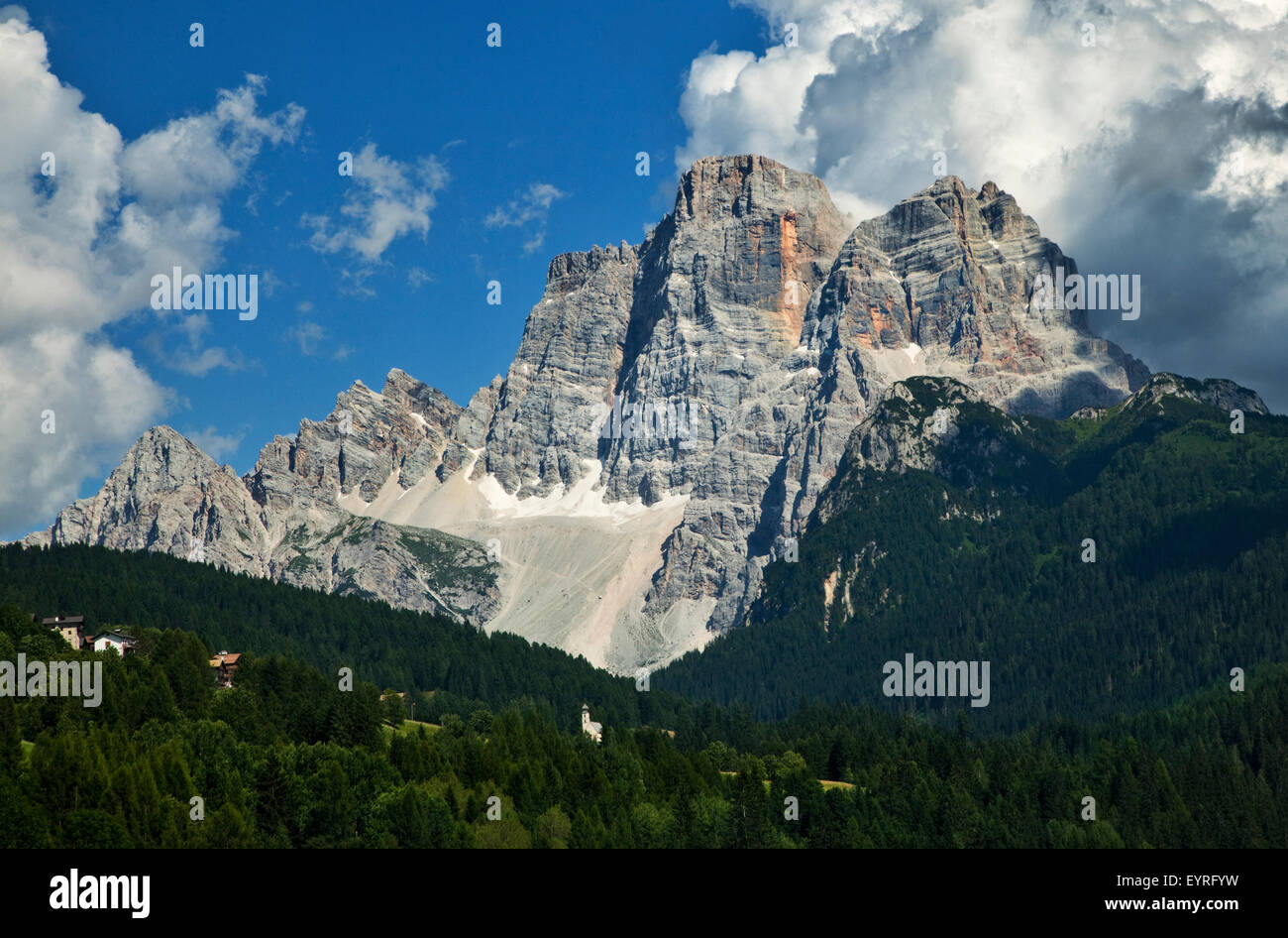 Il Monte Pelmo, Dolomiti, Italia Foto Stock