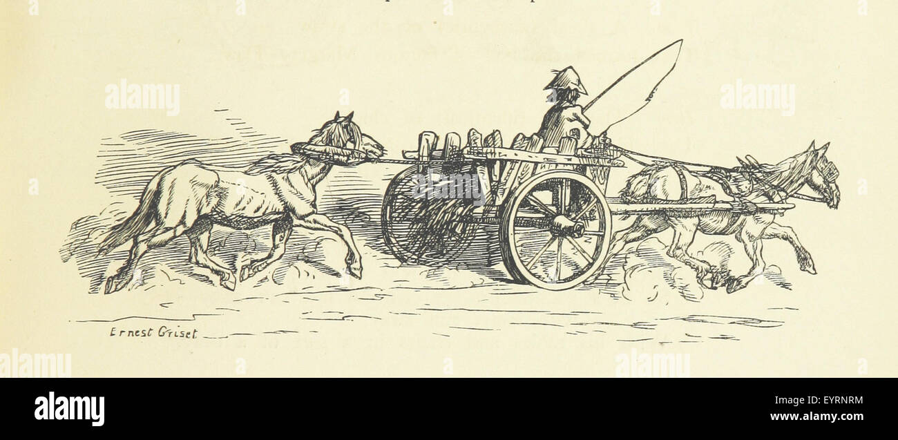 Questa immagine tratta da "Griset's grotesques" presenta un'incisione in legno stravagante di E. Griset, accompagnata da rime umoristiche scritte da Tom Hood, che mostrano l'arte comica dell'epoca vittoriana. Foto Stock