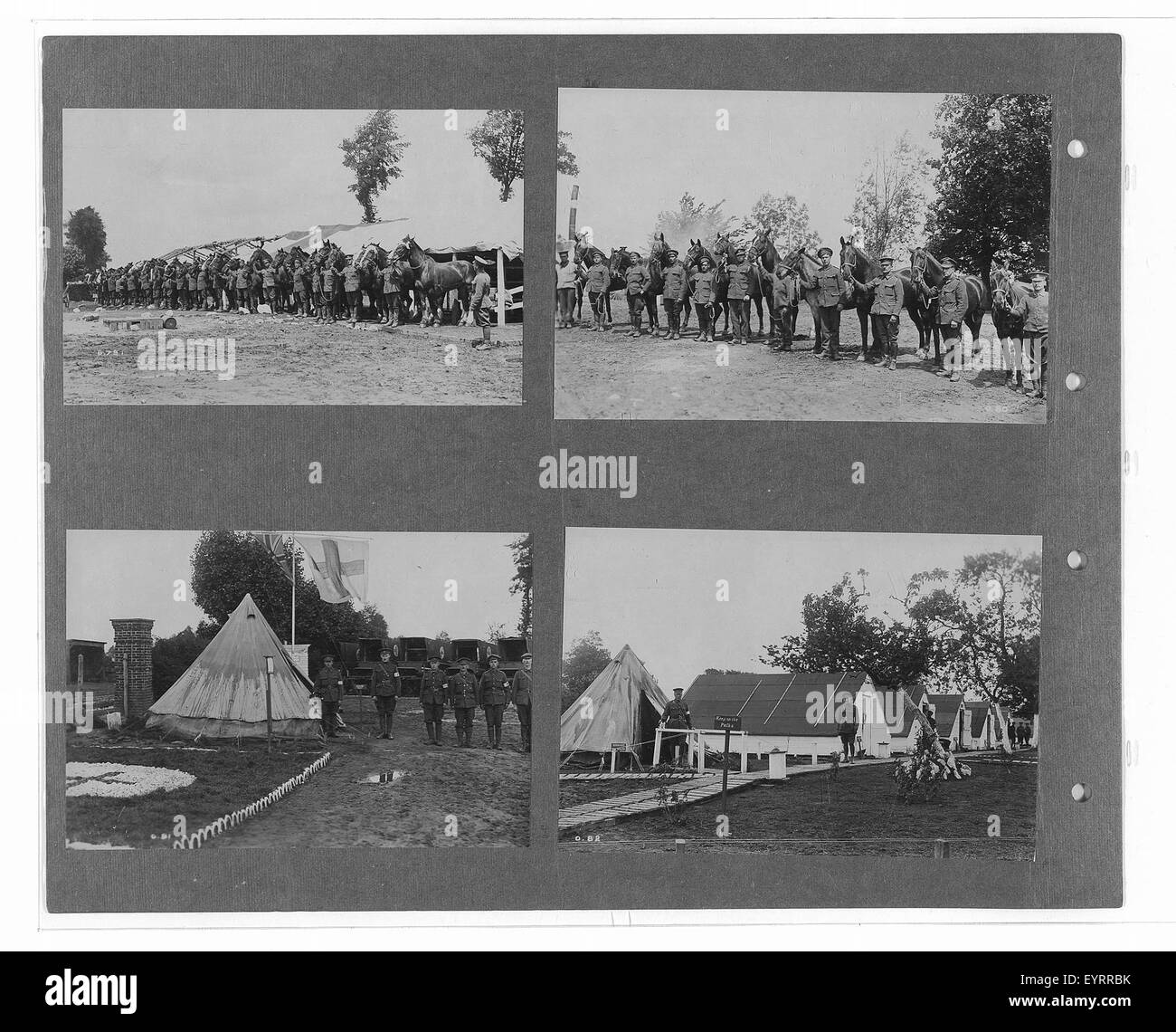 Questa immagine tratta dal "Canadian War Memorials Fund" raffigura una fotografia ufficiale di guerra del volume 13, parte di una collezione che documenta gli sforzi militari canadesi durante la guerra. Foto Stock