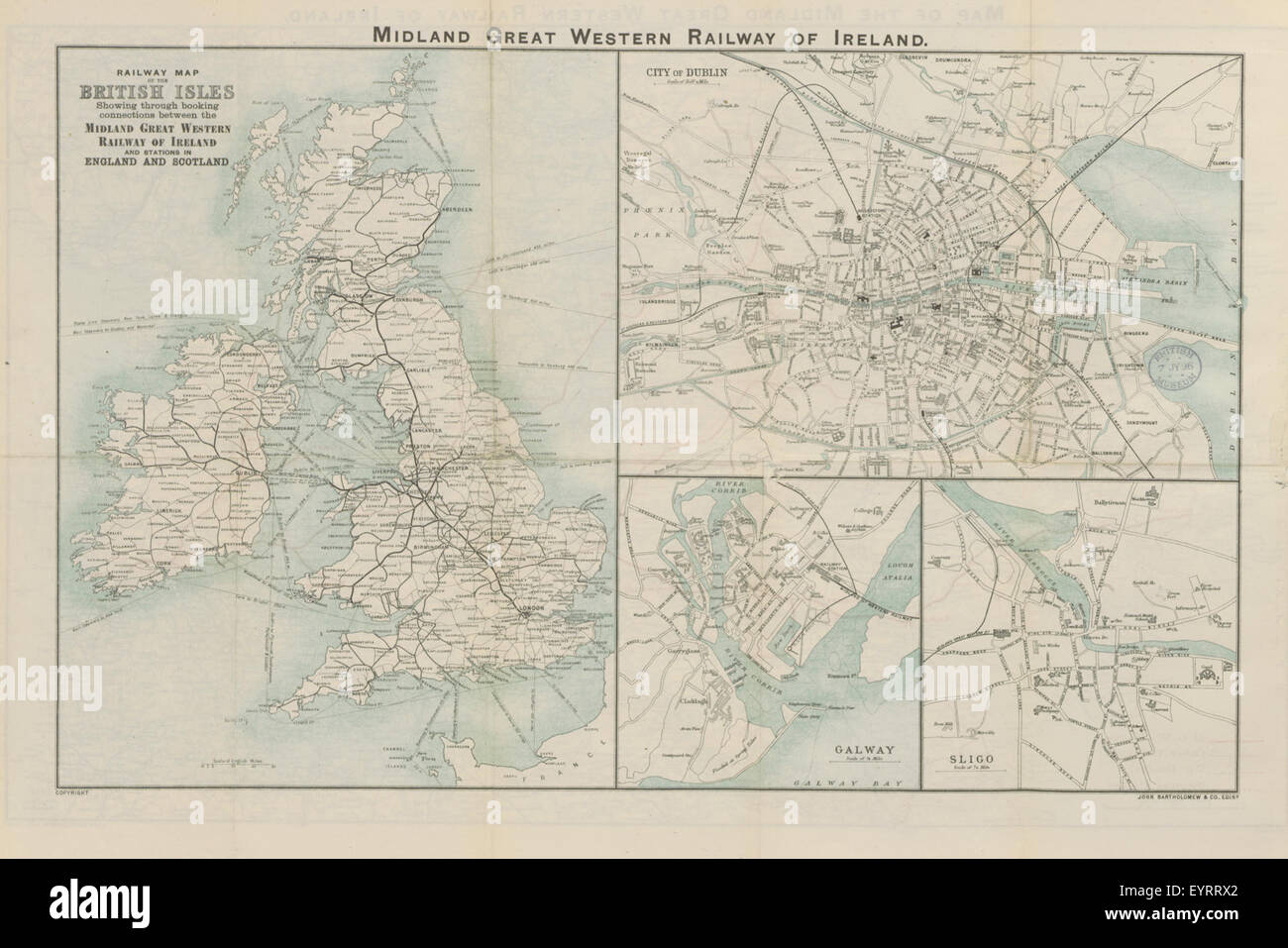 L'Irlanda da mare a mare. Un manuale pratico per Galway, Connemara, Achill, e l'Irlanda dell'Ovest. Con una descrizione dei principali oggetti di interesse sul viaggio da Dublino. Illustrato, ecc. [Dalla C. S. Ward.] immagine presa da pagina 14 del 'Irlanda da mare a Foto Stock