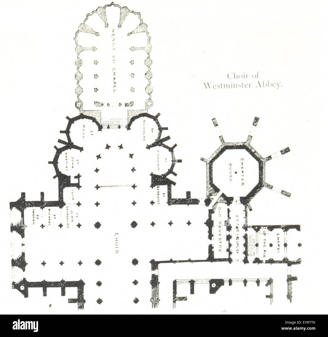 Mappa '.' estratte da Flickr 11111239996 ID immagine presa da pagina 153 di 'Tewkesbury Abbey e il suo Foto Stock