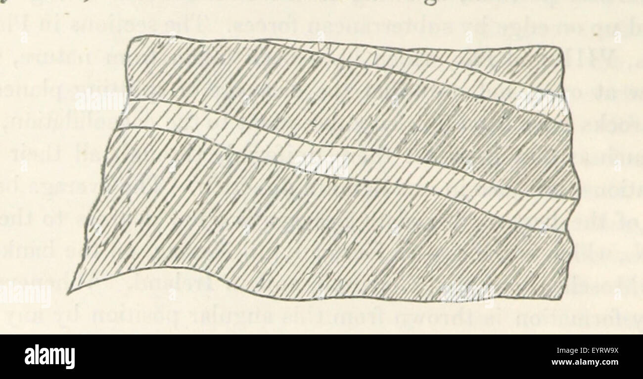 Immagine tratta da pagina 162 di "Geology and Terrestrial Magnetism", che mostra un diagramma geologico o un'immagine correlata allo studio della geologia e del magnetismo della Terra. Foto Stock