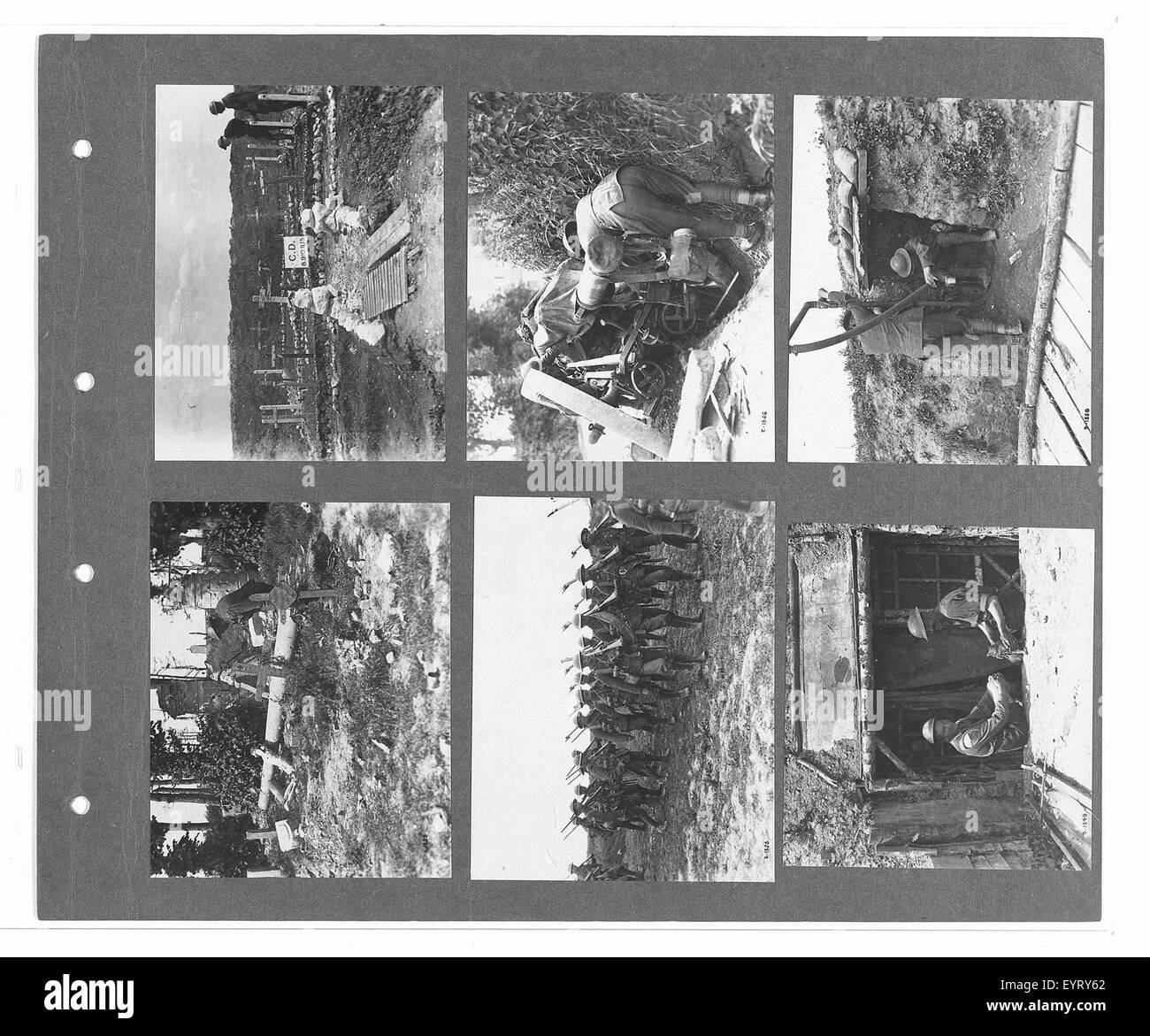 Questa immagine fa parte della collezione Canadian War Memorials Fund, che documenta le esperienze dei soldati canadesi durante la prima guerra mondiale, con particolare attenzione alle fotografie ufficiali in prima linea. Foto Stock