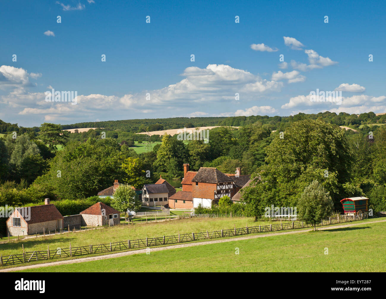Il Weald and Downland Open Air Museum, Singleton, West Sussex. Foto Stock
