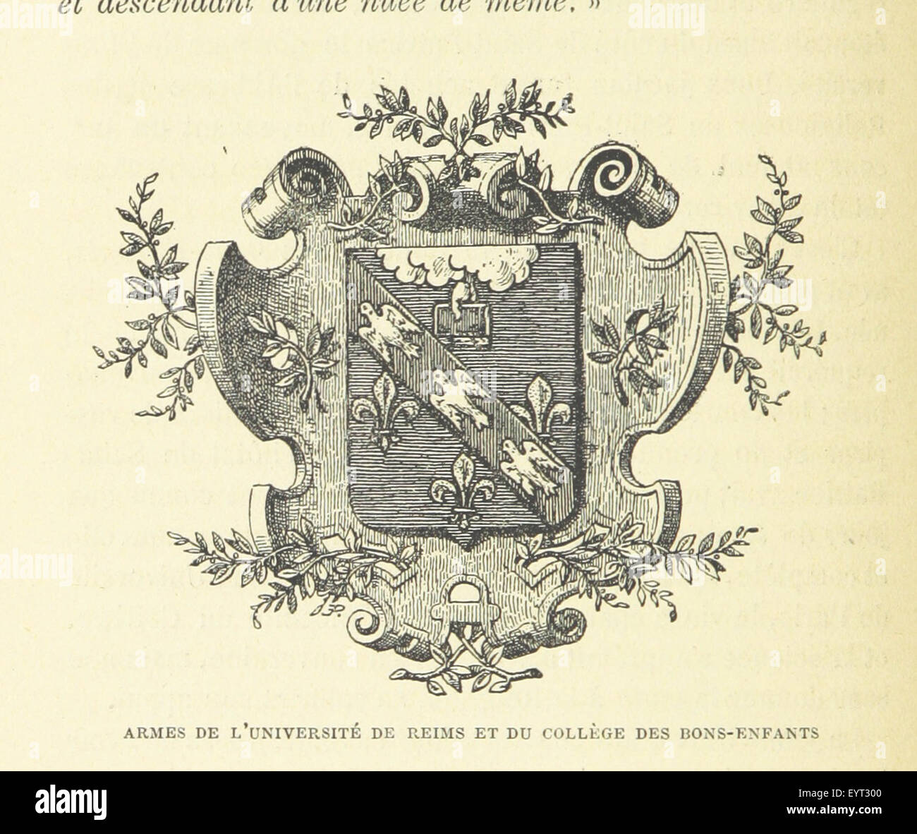 Questa immagine tratta da pagina 260 di "Histoire du Collège des Bons-Enfants de l'Université, de Reims" presenta una visione storica del Collegio di Reims, concentrandosi sulla sua trasformazione e sviluppo nel tempo. Foto Stock