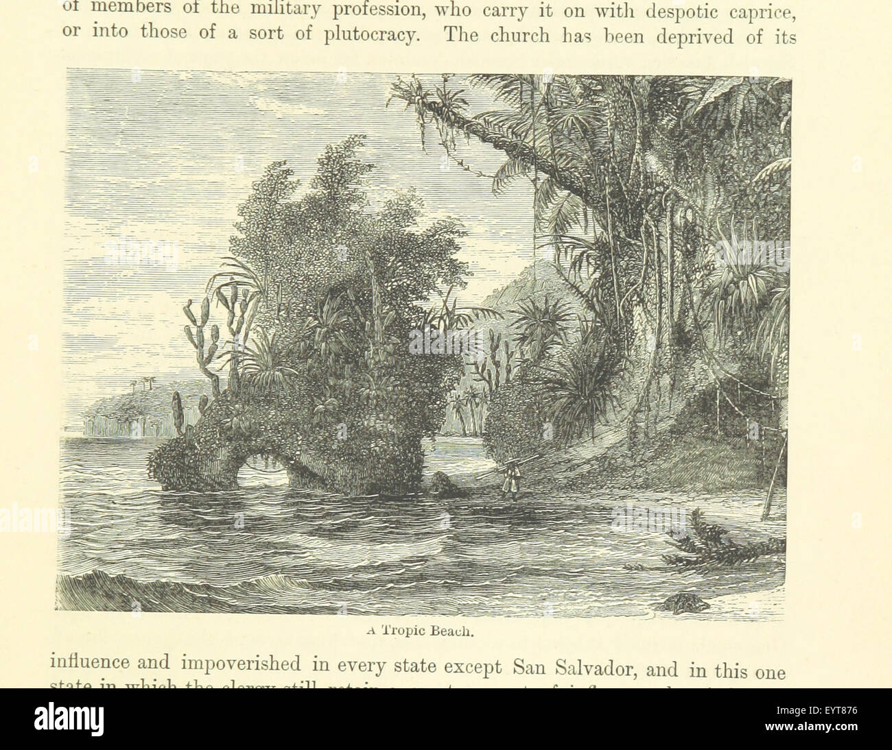 Immagine tratta da "i due emisferi", raffigurante una mappa del mondo che illustra i paesi e i popoli dell'emisfero orientale e occidentale, fornendo informazioni geografiche e culturali sulle regioni globali. Foto Stock
