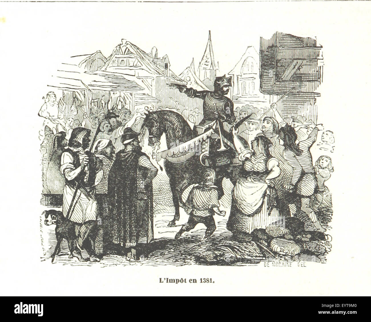 Immagine presa da pagina 44 di 'Les Rues de Paris; ou, Paris chez soi ... Ouvrage rédigé par l'élite de la littérature contemporaine. Terminé par une revue générale du Nouveau Paris ... par P. Zaccone' immagine presa da pagina 44 di 'Les Rues de Paris; Foto Stock