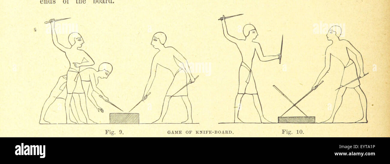 Fotografia tratta da pagina 456 della "storia popolare dell'Egitto", raffigurante scene legate alla guerra egiziana, illustrando eventi storici e guerre. Foto Stock