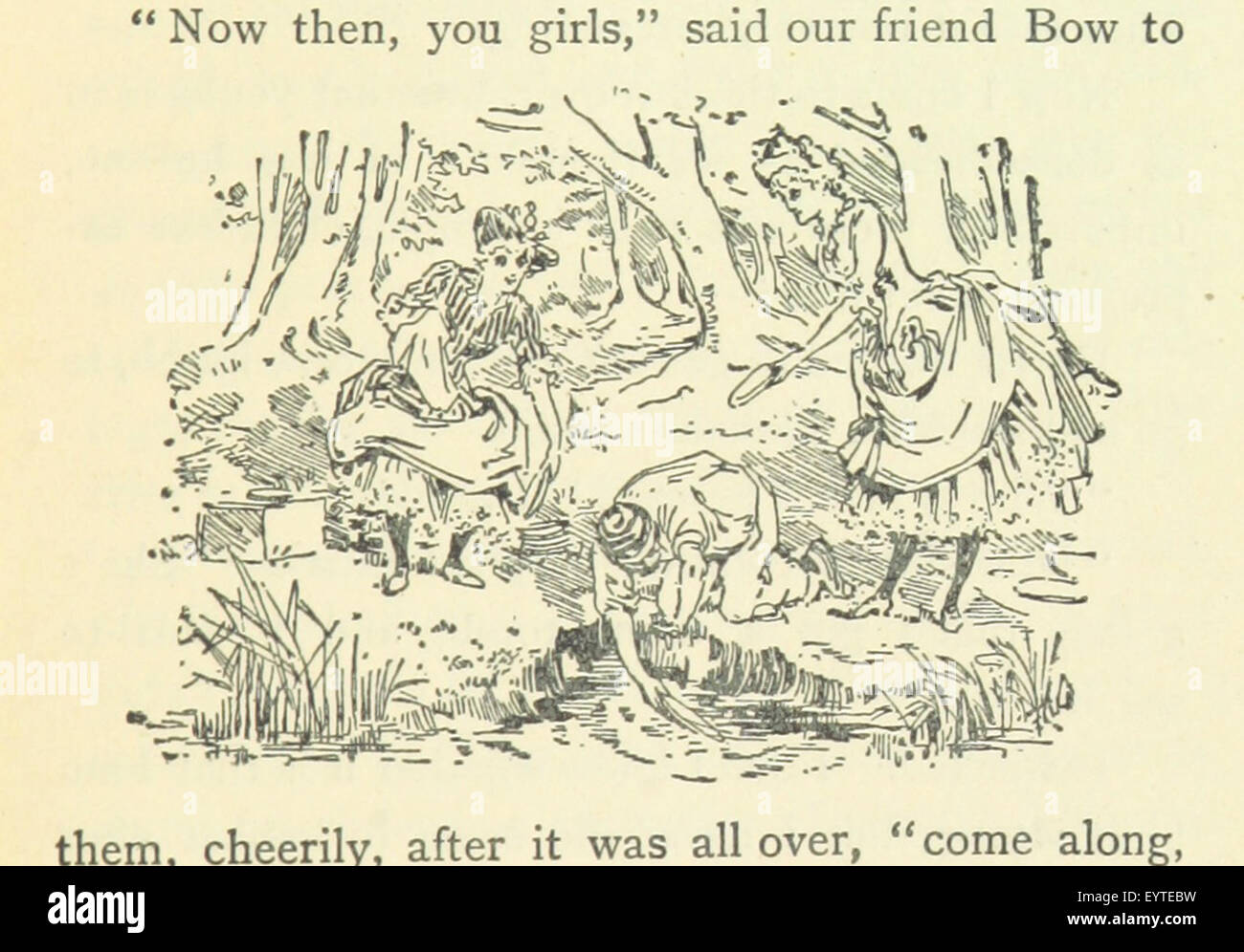 Immagine tratta da pagina 107 di "tre uomini in una barca". La fotografia mostra una pagina del popolare romanzo comico di Jerome K. Jerome, che descrive le esperienze umoristiche di tre uomini durante un viaggio in barca. Foto Stock
