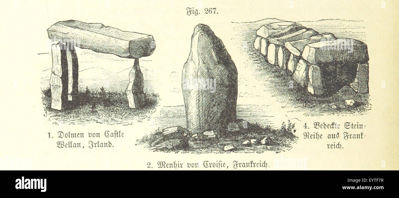 Illustrazione tratta da "Unser Wissen von der Erde", raffigurante la geografia del mondo e gli studi della terra con mappe e illustrazioni dettagliate. Foto Stock