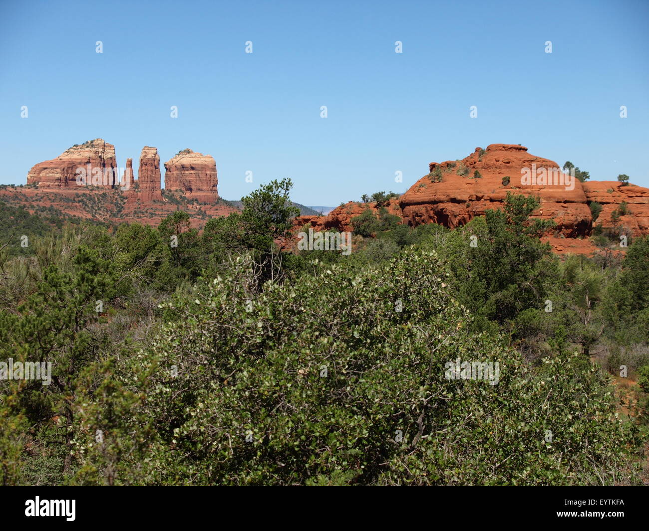 Paesaggio Red-Rock Foto Stock