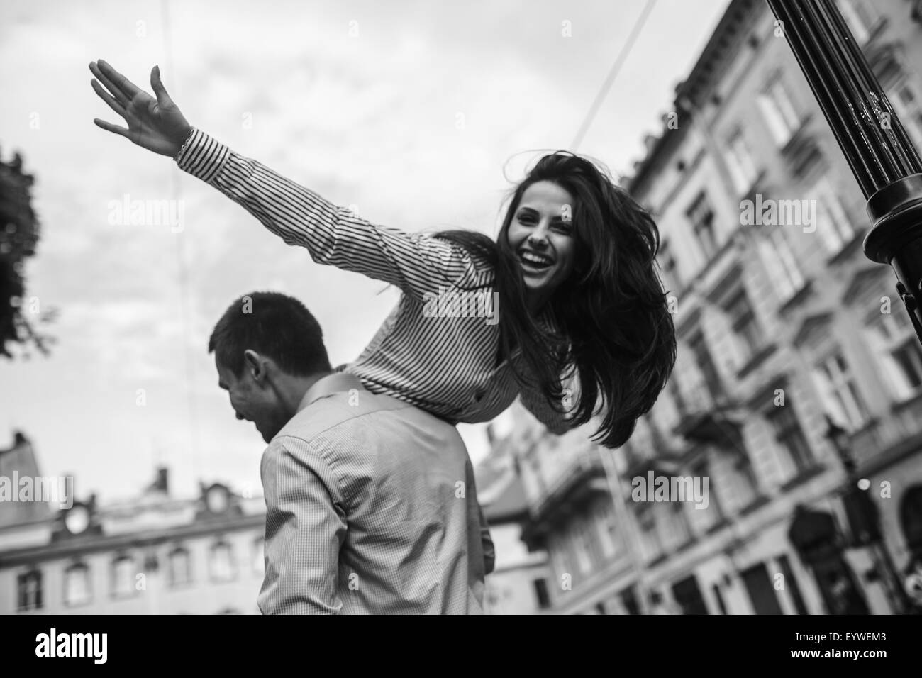 Matura in città Foto Stock