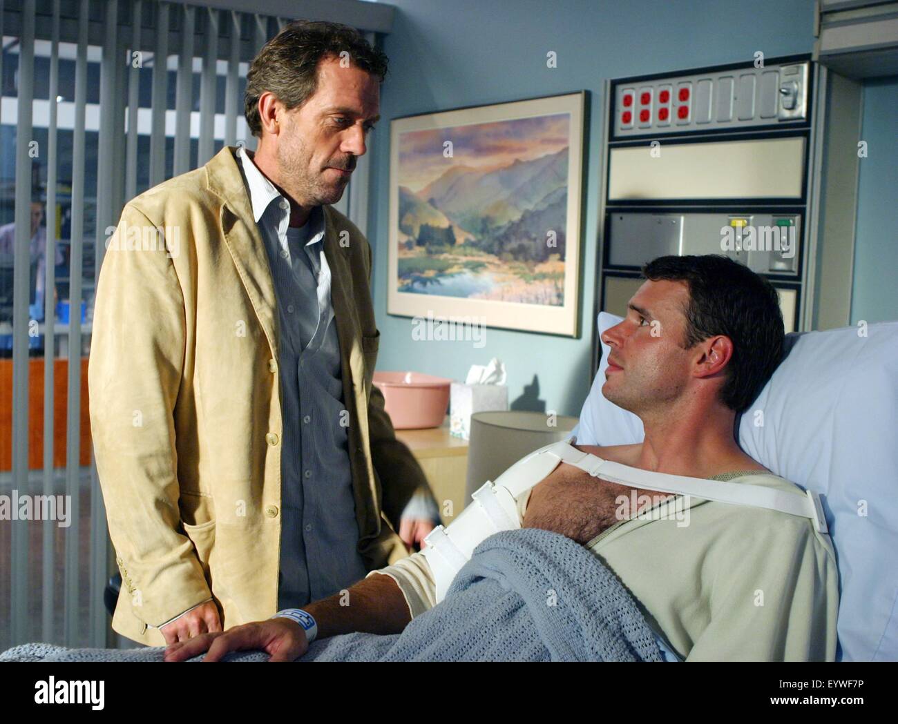 House M.D. ; Serie TV 2004 - ???? Stati Uniti ; 2005 Seaon 1, episodio 12: Medicina dello Sport ; Direttore : Keith Gordon ; Hugh Laurie, Scott Foley ; Michael Desmond Foto Stock