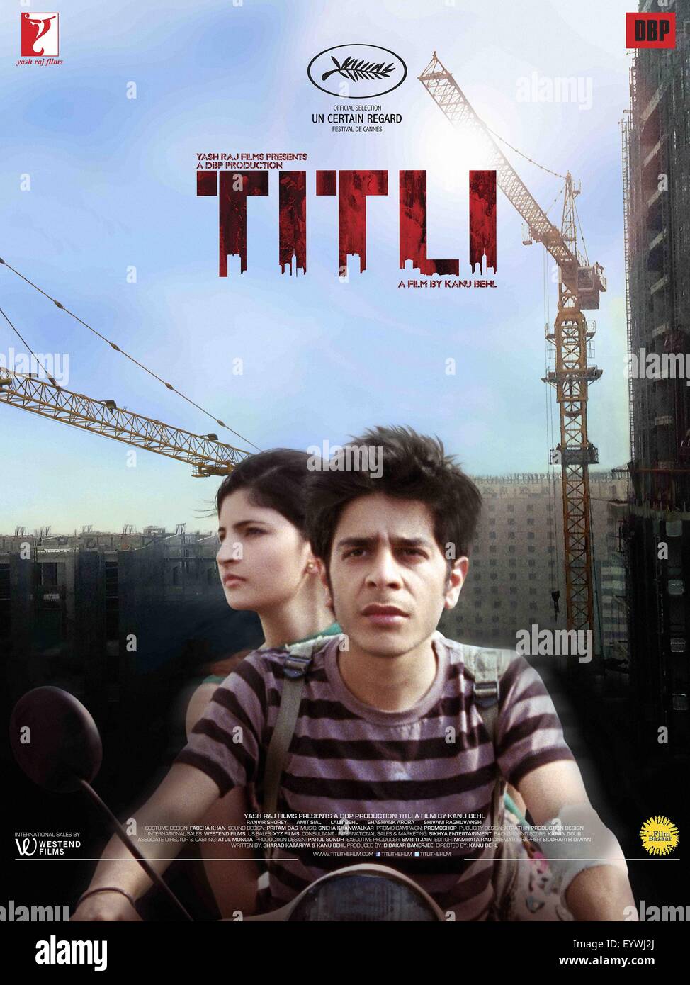 Titli ; Anno : 2014 India ; Direttore : Kanu brevetti Behl ed ; Shivani Raghuvanshi, Shashank Arora ; poster (UK) Foto Stock